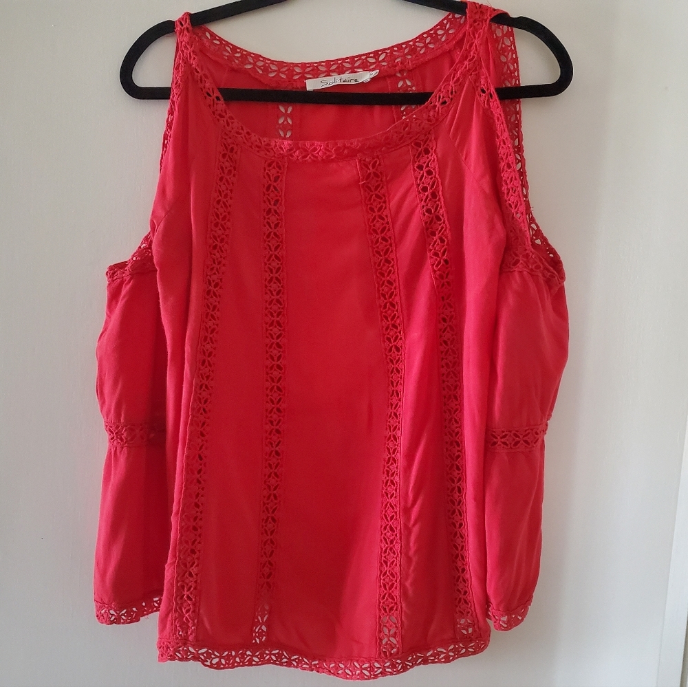 Solitaire red medium top